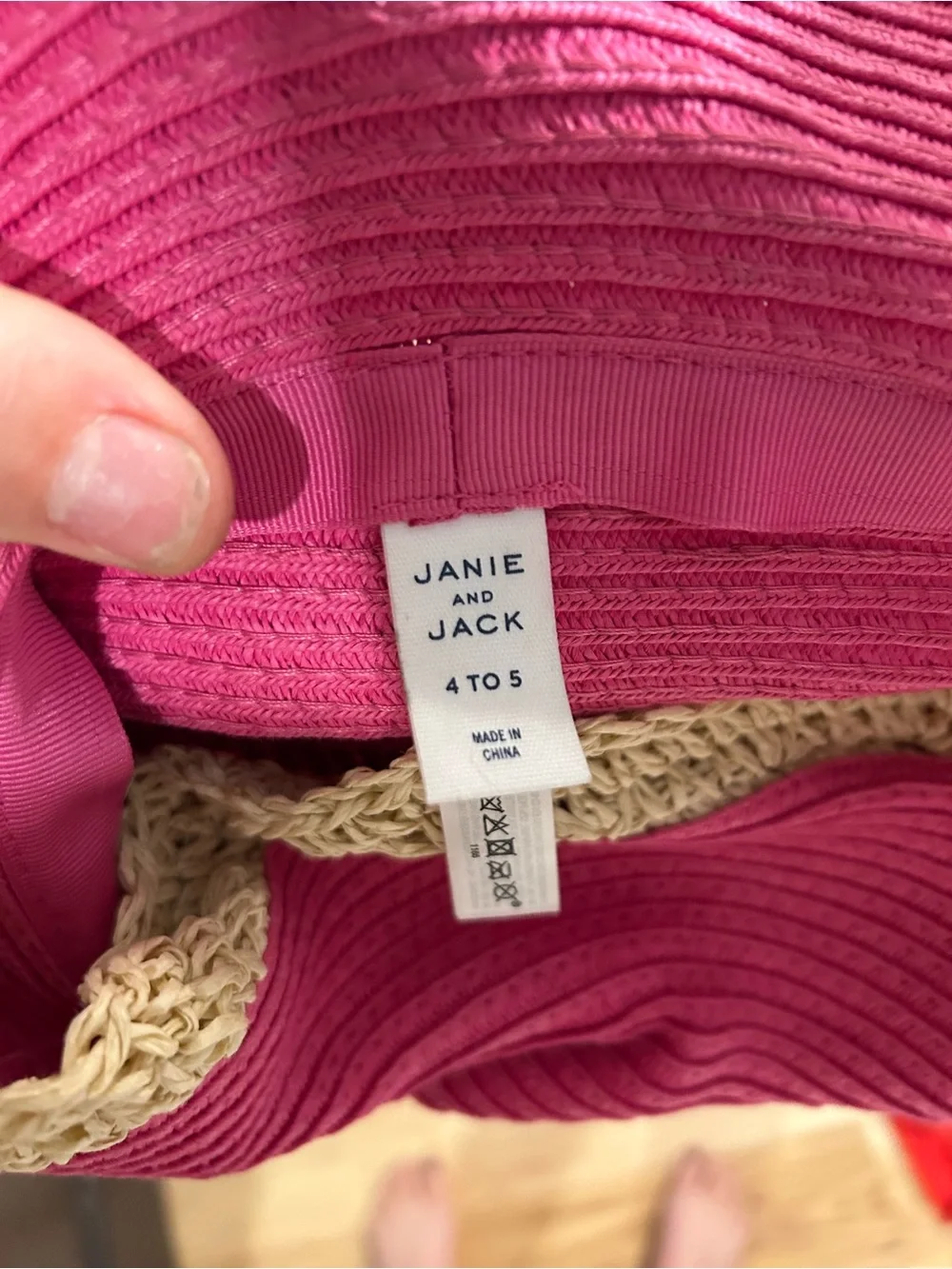 Janie & Jack Sunhat size 4-5
